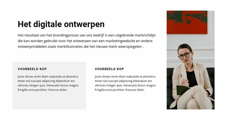 Moderne constructieIngenieur over het project Html Website Builder