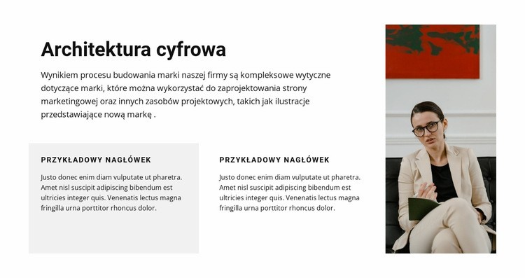 Nowoczesna konstrukcjaInżynier o projekcie Projekt strony internetowej