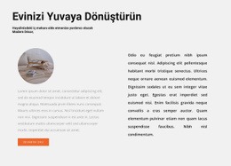 Ev Için Için Web Sitesi Açılış Sayfası