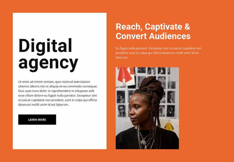 New SMM agency Website Design