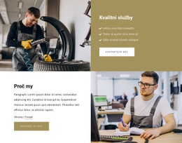 Služby Soukromých Automobilů - Šablona Pro Přidání Prvků Na Stránku