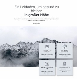 Höhe - Website-Vorlagen