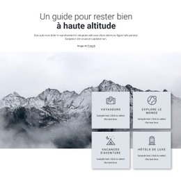 Haute Altitude - Conception De Site Web Simple