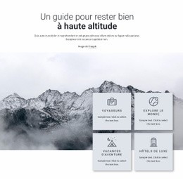 Haute Altitude - Créateur De Site Web Par Glisser-Déposer