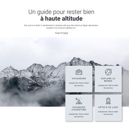 Haute Altitude - Modèles De Sites Web