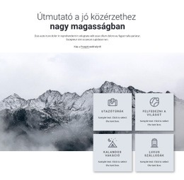 Nagy Magasságban - Egyszerű Webhelytervezés