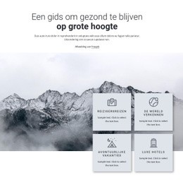 Grote Hoogte - Websitesjablonen