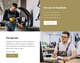 Design De Site Incrível Para Serviços De Carros Particulares