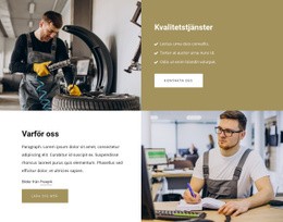 Privata Biltjänster - HTML-Mallkod