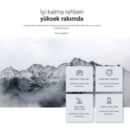 Yüksek Irtifa - Web Sitesi Şablonları