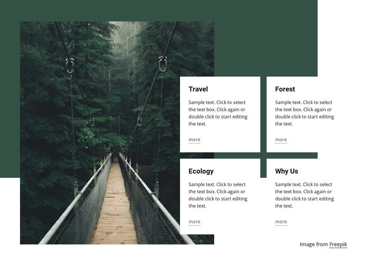 Full service travel company Squarespace Template Alternative