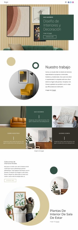Visualización De Interiores: Plantilla De Sitio Web Joomla