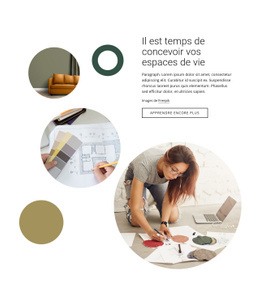 Concevoir Des Espaces De Vie - Maquette De Site Web Personnalisée