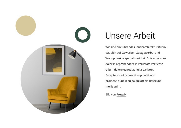 Luxusimmobilien Website-Modell