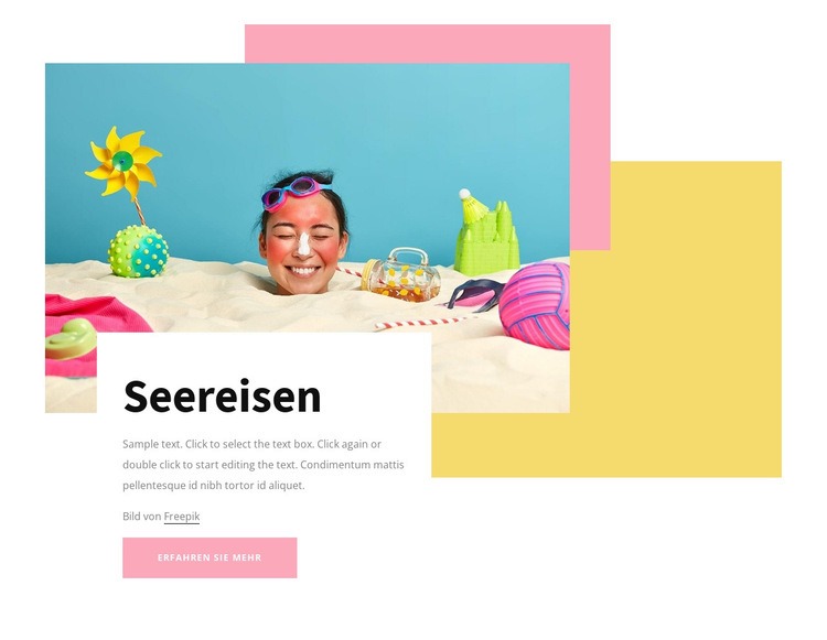 Seezeit Website design