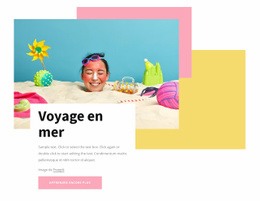 Meilleure Conception De Page De Destination Pour L'Heure De La Mer