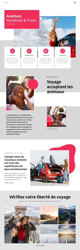 Thème WordPress Gratuit Pour Vacances Et Circuits Aventure