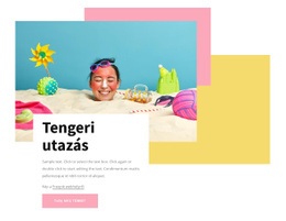 Tengeri Idő - Ingyenes HTML-Sablon