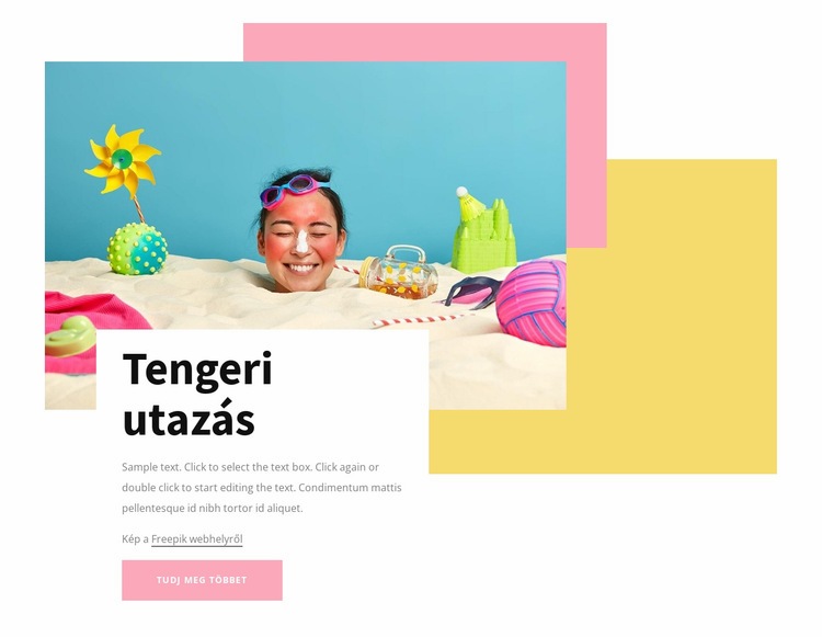 Tengeri idő WordPress Téma