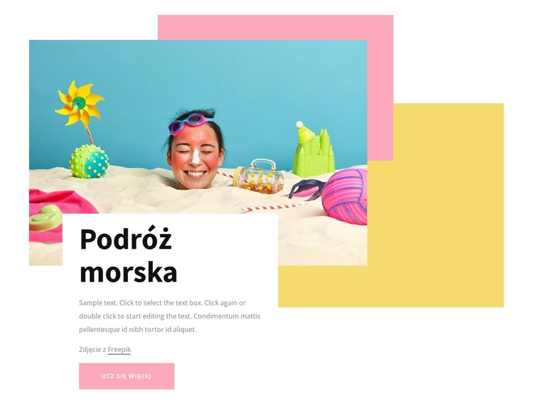 Czas morski Szablon CSS