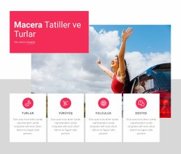 Seyahat Acentesi ızgara Tekrarlayıcı Için Premium Web Sitesi Tasarımı