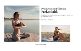 Farkındalık Pratiği Yapın Için Web Sitesi Tasarımı