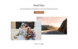 Plan Your Next Road Trip Full Width Template