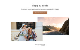 Organizza Il Tuo Prossimo Viaggio Su Strada - Modello HTML Semplice