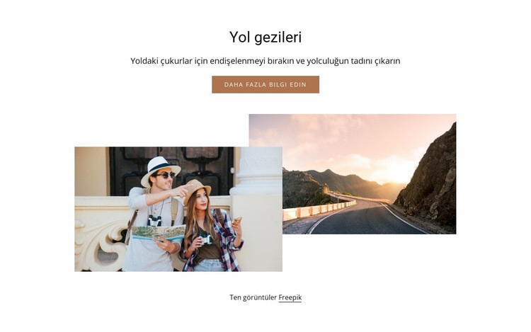 Bir sonraki seyahatinizi planlayın HTML5 Şablonu