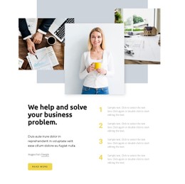 Every Problem Has A Solution Basic Html Template With CSS