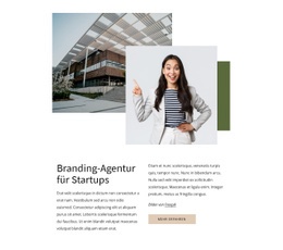 Ein Exklusives Website-Design Für Agentur Für Startup