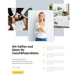 Jedes Problem Hat Eine Lösung - Schönes Website-Design