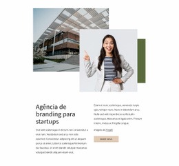 Agência Para Startups - Bela Página De Destino