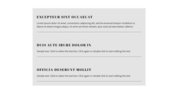 Sample List - Web Page Design For Any Device