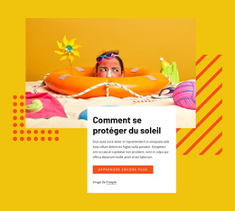 Inspiration De Site Web Pour Protégez-Vous Au Soleil