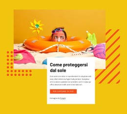 Progettazione Del Sito Per Proteggiti Dal Sole