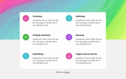 Premium-HTML5-Vorlage Für Funktionen Mit Abstraktem Hintergrund