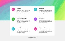 Características Con Fondo Abstracto Bienes Raíces