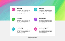 Functies Met Abstracte Achtergrond - HTML-Sjablooncode