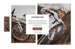 Page Website For Cycling Club