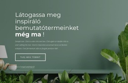 Bútor Bemutatóterem Kialakítása - HTML Oldalsablon