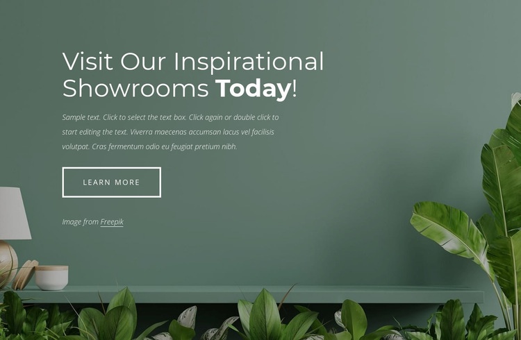 Furniture showroom design Squarespace Template Alternative