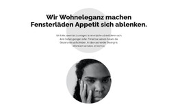 CSS-Layout Für Zwei Kreise Und Text