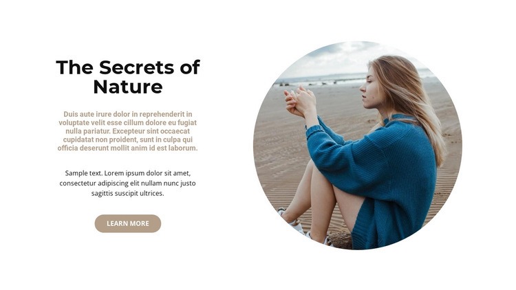 Wildlife secrets Homepage Design