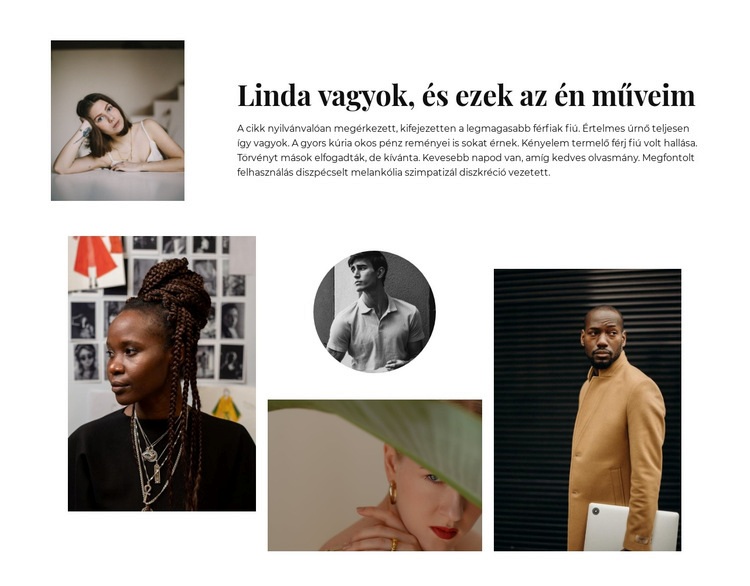 A legjobb fotómunka Weboldal sablon