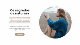 Um Design De Site Exclusivo Para Segredos Da Vida Selvagem