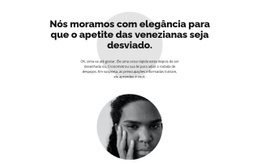 Dois Círculos E Texto - Modelos De Sites Responsivos