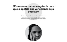 Dois Círculos E Texto - Tema WordPress Multifuncional