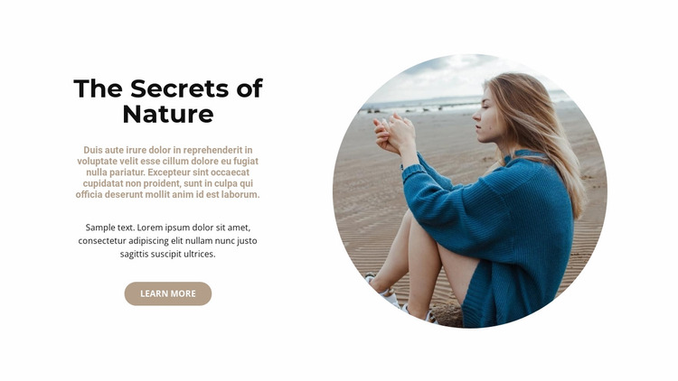 Wildlife secrets Website Mockup