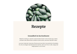 Avocado Ist Der König Der Vitamine - Responsive HTML5-Vorlage